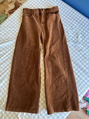 Banana Republic wide leg high waist cord pants
